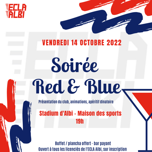 Soirée Red&blue Soirée Red&blue
